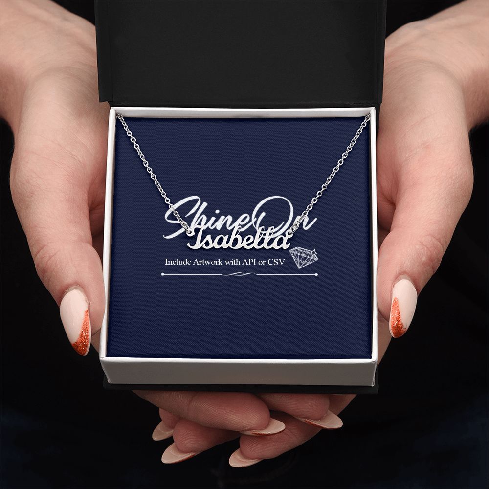 Precious Name Neckles