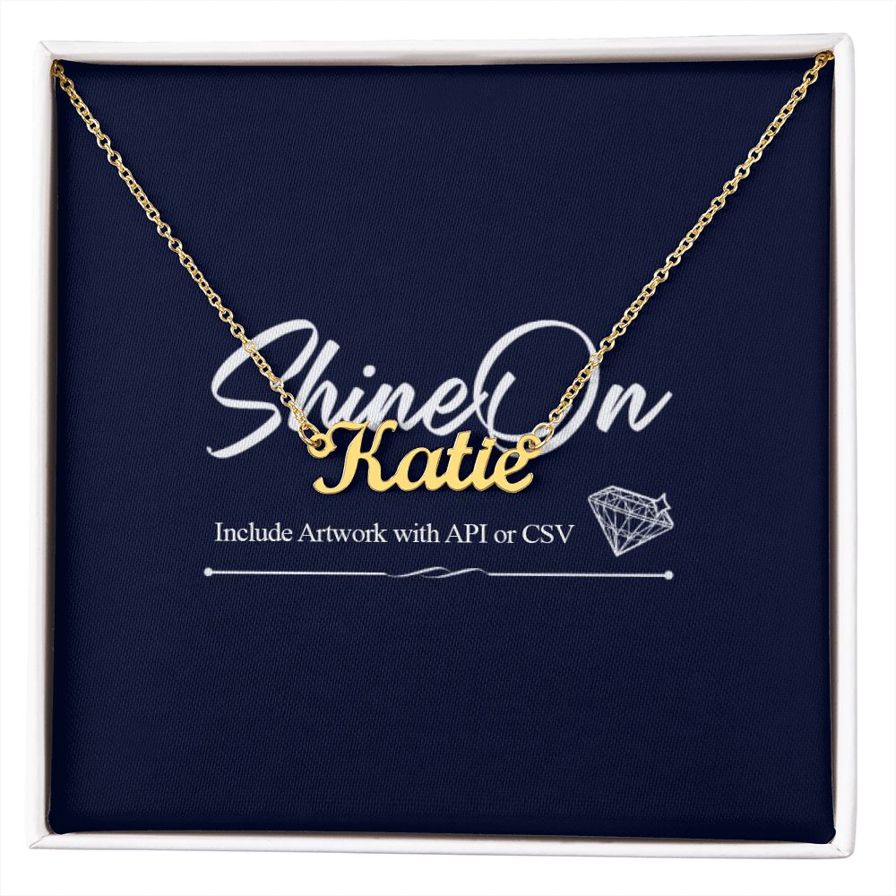 Precious Name Neckles